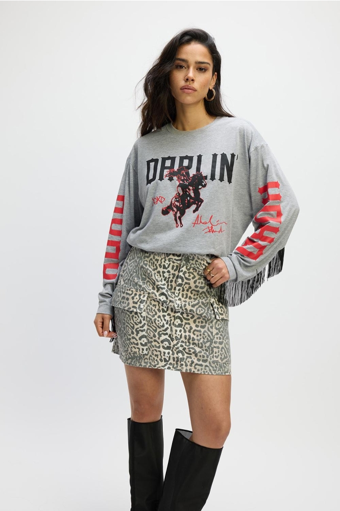 HAZEL WOVEN CARGO SKIRT R2502276594 850 LEOPARD